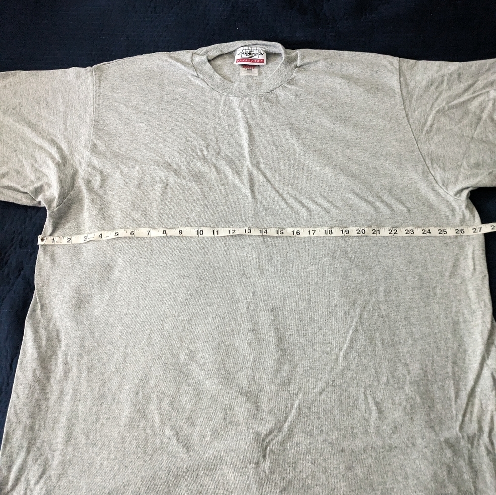 Panavision Panastore Grey Men 3XL Made In the USA Vintage Single Stitch Shirt - Picture 2 of 8